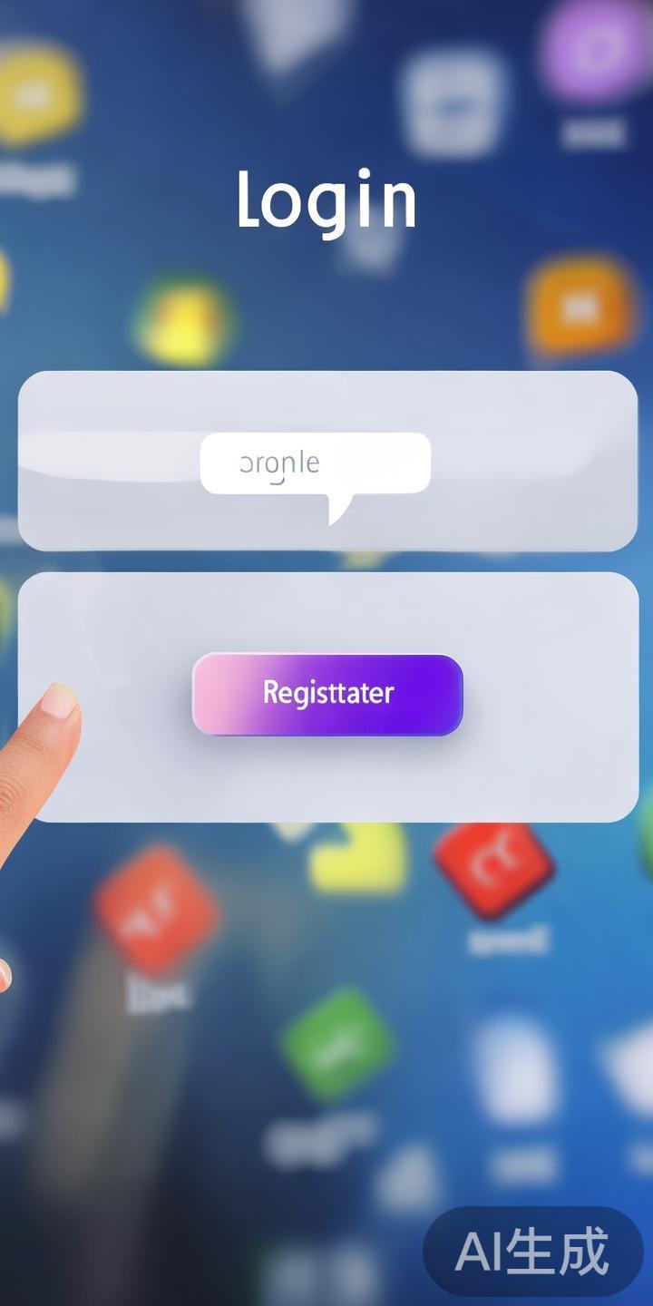 成功安装后，点击应用图标打开，进入主界面的登录入口